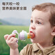 Baby food bite bag Fruit and Vegetable Silicone extrusion molar stick teether baby eating fruit supplementary utensils for home use white with base 1 pack
