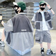 Disney (Disney) Jungen Sommeranzug 2025 Neue mittlere und große Kinder Sommerkurzärmel-Hemd lässig zweiköpfige Jungen Sommerstil Trendy 679 Green 120 cm