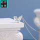 Gongzhan pt950 platinum butterfly necklace women's clavicle chain simple high-end broken gold imitation diamond platinum set chain 2025 new diamond broken ice butterfly platinum necklace about 5.6-5.8 grams