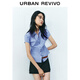 UR2025 Summer New Women's Fashion Contrast Color Plaid Waist Tie-Up Cardigan Shirt UYY250043