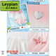 Leypian International Brand Imported Children's Clothing Girls Summer New Dopamine Shorts Set 2025 Fashionable Summer Lindo Estilo 18470 Gradiente Purple + 9889 White [Set/ 170 cm