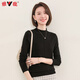 
Yalu cardigan women 100% wool 2025 new solid color fashion sweater autumn and winter base sweater Rice camel color L