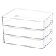 Sweet Miaomiao Desktop Storage Box transparente Acrylbox Stapelbare Küchensnack-Lagerkorb Kosmetische Maske Finishing Box 4877. Seite U Transparent Korb-1 mittelgroße Länge 4877. Seite U Transparent Korb-1 mittelgroße Länge mit mittlerer Länge