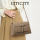 CITICITY包包女包高端奢侈品单肩斜挎包2025新款时尚通勤百搭小方包礼物 大象灰(精美礼盒)