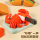 Hamburger pour enfants en Teddy Shiguang jouant des jouets de rangement de cuisine maison
