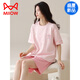
Cat Man (MiiOW) [Chinese Valentine's Gift] 2025 new pajamas for women in summer pure cotton shorts and shorts are all cotton sweet and can be worn outside home Z9855 M [recommended to be 80-100 Jin [Jin equals 0.5 kg] wear]
