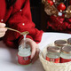 Sanfte Tassen und nahrhafte Gläser frisch gedüpfter goldener Seidenvogel -Nest -Tremella -Suppe ohne kochende Geschenke für Älteste Tremella -Suppe, die 75 g*10 Flaschen Geschenkbox Getle Tassen frisch gedüpfte goldene Seidenvogel -Nest -Tremella -Suppe 75G*10 Flaschen