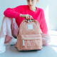 CILOCALA-KEYBO series backpack fashion waterproof computer bag middle school school bag backpack backpack GUAVA