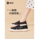 Happy Mary (J/M) 2025 Sommer Neue vielseitige Leinwandschuhe Blumenperlen und Stücke Frauenschuhe Casual Schuhe Low Top atmrearable Frauenschuhe weiß 36 36