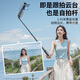 Huadeo Deutsch Stativ Mobiltelefon Selfie Stick Smart Face Follow-up Gimbal Vollautomatisch 360-Grad-Rotation Tracking Handheld Shooting Stabilisator Anti-Shake 2025 Neues Reise-Follow-up-Selfie-Stick + Beauty Light [Upgrade integriertes Hidden] Smart Face-Follow-up +
