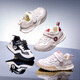 
Carter Rabbit Children's Shoes Children's Boys 2025 Autumn New Soft Sole Non-Slip Girls' Shoes Running Shoes Sports Shoes White Gray Red 28 Inner Length 17.5cm Feet Length 16.4-16.9