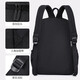 [imprescindible para la escuela] mochila de mochila ligera y casual de gran capacidad para hombres y mujeres mochilas Chaoharajuku estudiantes de secundaria y senior de secundaria