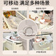 可优比尤卡布尿布台婴儿护理台新生婴儿多功能可移动换尿布台洗澡婴儿床 护理台+4D空气纤维垫