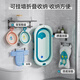 NOCOLLINY baby bathtub foldable, large children's bathtub that can sit and lie down, baby bathtub newborn children's supplies [Digital temperature display - door-to-door delivery] Dawn Green