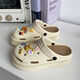 
Chaoyunyue's new high-soled thick-soled anti-slip girl's heart high-heeled hole shoes 9905+ random (0500 random shoe size) 36-37 Suitable for 35-36 feet