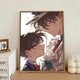 Detective Conan Monster Kidd Digital Oil Painting DIY Card Animation Hand Drawn Filling Coloring LL14699 20x30cm Thick solid wood inner frame Acrylic paint + professional oil painting canvas + multiple professional paint brushes + wall hanging workers