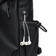 
New men's crossbody bag casual 2024 Korean version of the film waterproof small backpack trendy and fashionable sports chest bag 6216 black length 20cm high 32cm width 11cm