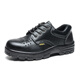 Chaussures de protection contre le travail de mélise, tête de sac en acier, anti-smash, site anti-voie des chaussures à gros orteils imperméables, chaussures pour hommes, chaussures de protection du travail, émeutes imperméables non glissantes pour hommes, 3519 respirant 36