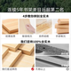 咏幻书架置物架落地一体靠墙收纳柜子储物柜客厅转角窄书柜 全实木松木加深四层40x30x1048cm胡桃色