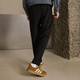 
adidas lightweight and comfortable casual woven sweatpants men's adidas official light sports black L
