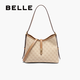 Belle Mother's Day Regalo Belle Bolle Regalo de mujeres Mom Bolsas para el cubo Bolso de hombro Bolsas blandas X7023CX4 Brown