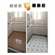 La pegatina de la cocina de la cocina jiagong autoadhesiva impermeable y las baldosas antideslizantes de la ventaja del piso del piso del piso espesado de la renovación de cerámica resistente al desgaste de la calcomanía de la pegatina de 2 metros*60 cm de ancho engrosado Pegatina del piso D826