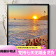 林谷家落日玫瑰数字油画diy花卉填色涂鸦手工手绘diy油彩画卧室装饰画 A H1048 30*40实木内框+丙烯颜料+画笔