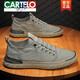 Cartelo Canvas Chaussures pour hommes printemps 2025 Nouveau d'été Breatte Anti-Odor Old Pékin Chaussures en tissu sportif et chaussures plates décontractées chaussures à tendance noire 40