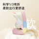 泰兰尼斯初秋儿童幼儿园室内鞋男女童透气防滑外穿休闲板鞋 白/粉  27