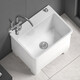Jomoo Balcony Pool Pool Céramique avec trou de robinet Héleur Haut Foot Household Bathroom Mop Pool Floor Basin Basin