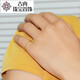 Guran gold twist ring 999 pure gold retro personalized ring couple ring fashionable solid tail ring No. 20, about 2.28 grams, with test certificate, such as