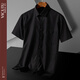 Vicutu Offizieller Flaggschiff-Laden Sommer Herren kurzärmeliges Hemdgeschäft Casual No-Iron White Shirt Vielseitige Pendelpendel-DX6624 38 Größe empfohlenes Gewicht 100-120jin [Jin entspricht 0,5 kg]