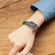 
Emporio Armani Armani Sugar Small Green Watch Women's Ins Fashion Retro Belt Quartz Simple Small Square Watch AR11149 AR11624