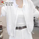 
Woodpecker American Fashion Simple 2025 Summer Thin Jacket Women's Loose and Evergrande Clothes Short Outdoor Sunscreen Clothes Women's White 2XL Recommended 125-140Jin [Jin equals 0.5 kg]