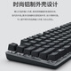 罗技（Logitech）/罗技 有线TKL悬浮键帽游戏办公多兼容机械键盘 全新仅拆封K835 TKL-黑色红轴