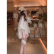YNWWGW satin shirt for women summer Korean style thin gentle shorts suit 9755 pink shorts [single piece] M [recommended 100 Jin [Jin equals 0.5 kg] below]