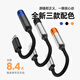 SHANLING UA Mini broadcast control version decoding amp cable HIFI small tail mobile phone computer adapter cable DSD256 hard decoding type-c to 3.5mm interface audio cable UA MINI broadcast control version blue black