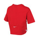 耐克（NIKE）短袖女装2025夏季新款健身训练运动服半袖圆领透气休闲短款T恤 纯棉HF6291-687健身红 S