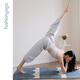 
Fansheng Yoga 2025 new simple sports and casual versatile cropped pants for women breathable loose and slimming F15922 soft gray skin L