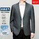 雅戈尔旗舰官方店高端西服男春夏季中年简约百搭轻盈藏青感休闲单西外套 兰色-6636 XL 180/