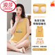 浪莎（LangSha）2025年新款睡衣女夏季纯棉背心短裤女士家居服少女带胸垫一体套装 FY9853# M