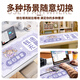 
Three-color cat cartoon text mouse pad office study desk pad super large durable household desk pad keyboard non-slip pad household smooth lock edge anti-slip customization larger thickened high appearance 14715 Princess please make a fortune 100 cm x 50 cm x 2 mm