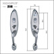 Hooply Hongli Lock Porte en acier inoxydable Colaire de verrouillage de niveau CORT TIANDI LORCE LA PORTE LORTE ANTIFFLE VERVE LA POIGNE DE MAIN COLOGE DE VERROGIQUE DE MAIN CORPORT 9928