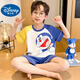 Disney Baby New Girls Pajamas Summer Cartoon de manga corta Cartoon Child Child Child Boy Lindo Home Clothing Relling Medium Big Children Yr Short Round 6623 Pink Bail Precious Dog 170 10 yardas Altura recomendada 105-115 cm