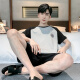 炫逐男士睡衣男夏季短袖男款夏天薄2025新款男生大码家居服 HDE-9930 L 男
