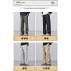 JEEP SPIRIT Jeep Functional Work Pants Men's Fall New Straight Paratrooper Sports Versatile Casual Trousers Men 9856 Military Green 2XL