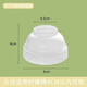Meikejie Snow Cup Lemon Tea Hand-made Tool Wine Container Snow Kettle Set Hand-cranked Milk Tea Shaker Cup Special Scale Snow Cup PC Splash-proof Cover