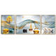 
Fulu Light Luxury Living Room Decoration Painting Simple Modern Sofa Background Wall Hanging Painting Atmospheric Mural Landscape Painting Wall Painting HJ-3895-Back with a Back Suitable for sofas below two meters on both sides of 30*50+