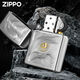 
Official flagship lighter Qiushuijing satin sand chrome engraving Zhibao genuine windproof kerosene Qiushuijing new machine oil-free TC9901US
