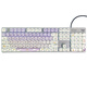 Logitech K845 Clavier mécanique Poudding PBT à grande taille PBT Bureau de grande valeur E-sports Axis de thé noir vert Green Gradient Purple Rabbit Pudding PBT MATÉRIAUX VERT Axe (le son de passage est net) peut être câblé